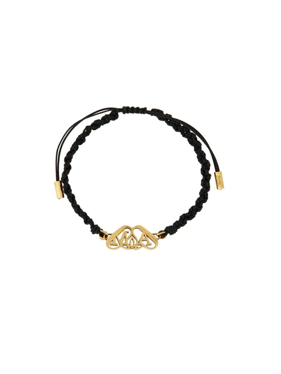 Alexander Mcqueen FRIENDSHIP BRACELET WITH "SEAL" LOGO sold by Siebentaschen product image thumbnail 2