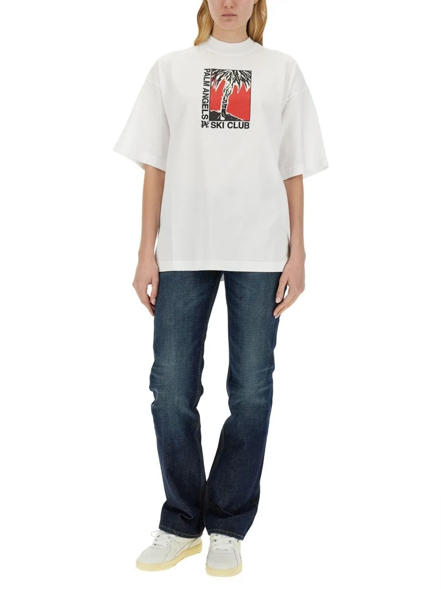 Palm Angels PALM SKI CLUB T-SHIRT sold by Siebentaschen product image thumbnail 2