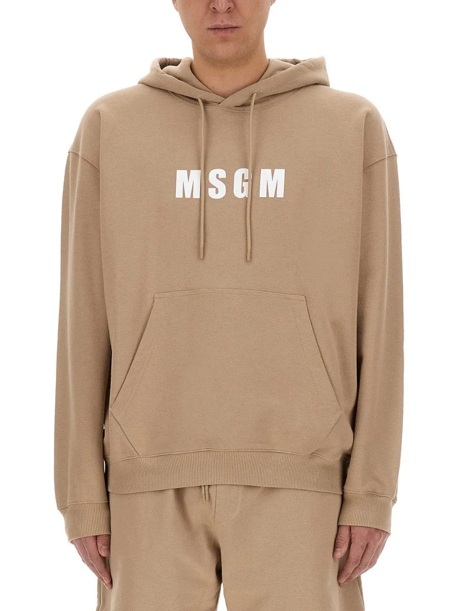 msgm SWEATSHIRT WITH LOGO sold by Siebentaschen