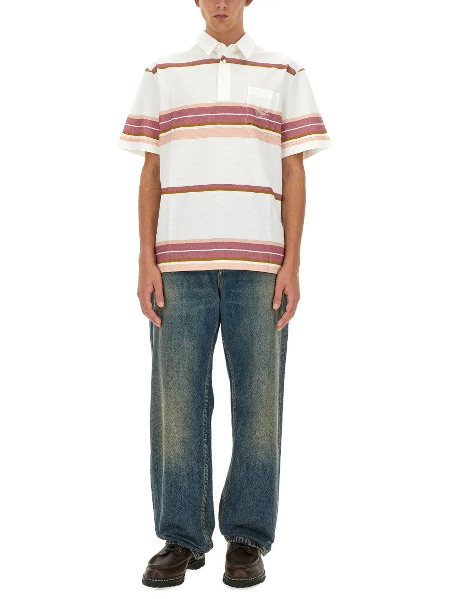 Etro POLO SHIRT WITH PEGASUS EMBROIDERY sold by Siebentaschen product image thumbnail 2