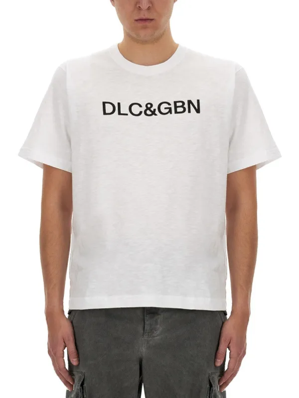 Dolce & Gabbana T-SHIRT WITH LOGO sold by Siebentaschen