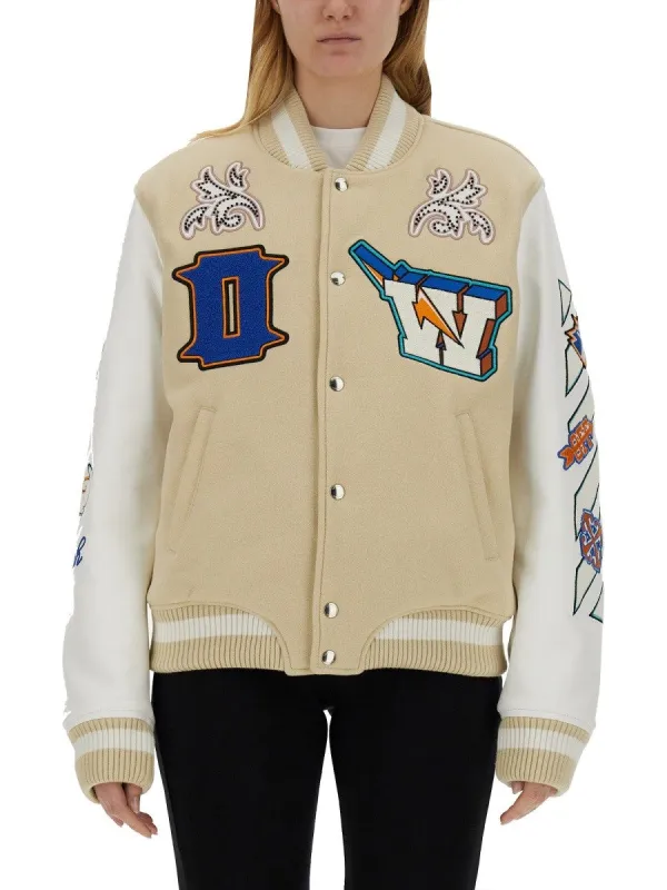 Off-white VARSITY JACKET sold by Siebentaschen