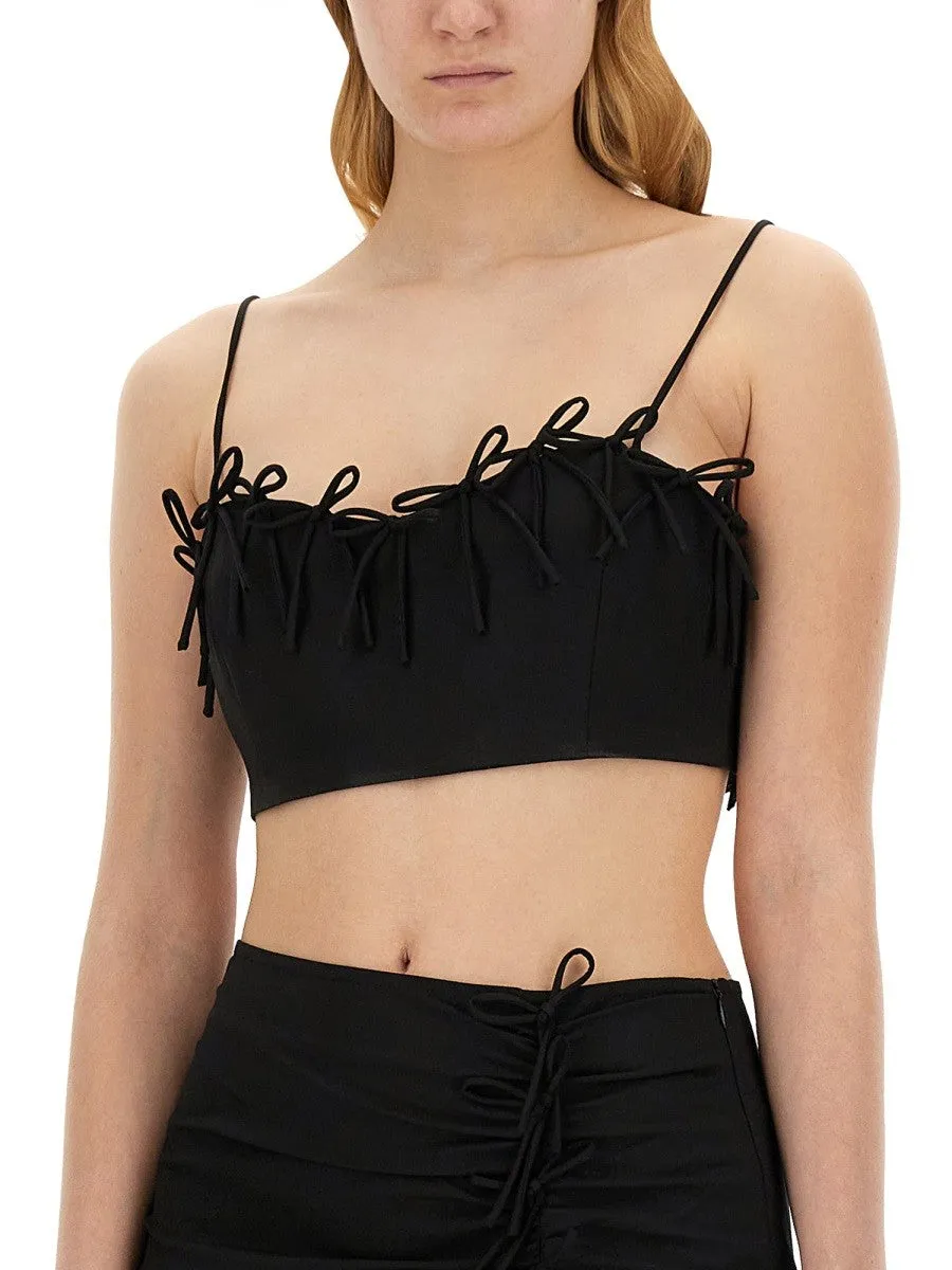 GANNI TOP WITH BOWS sold by Siebentaschen product image thumbnail 4