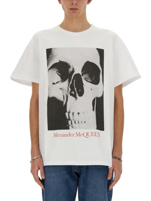 Alexander Mcqueen SKULL PRINT T-SHIRT sold by Siebentaschen