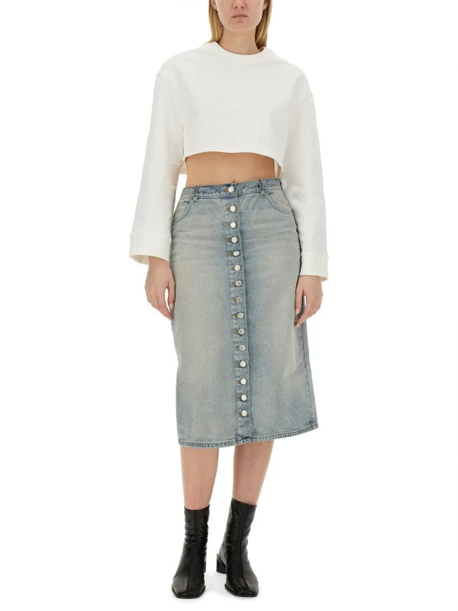 COURREGES CROPPED SWEATSHIRT sold by Siebentaschen product image thumbnail 2