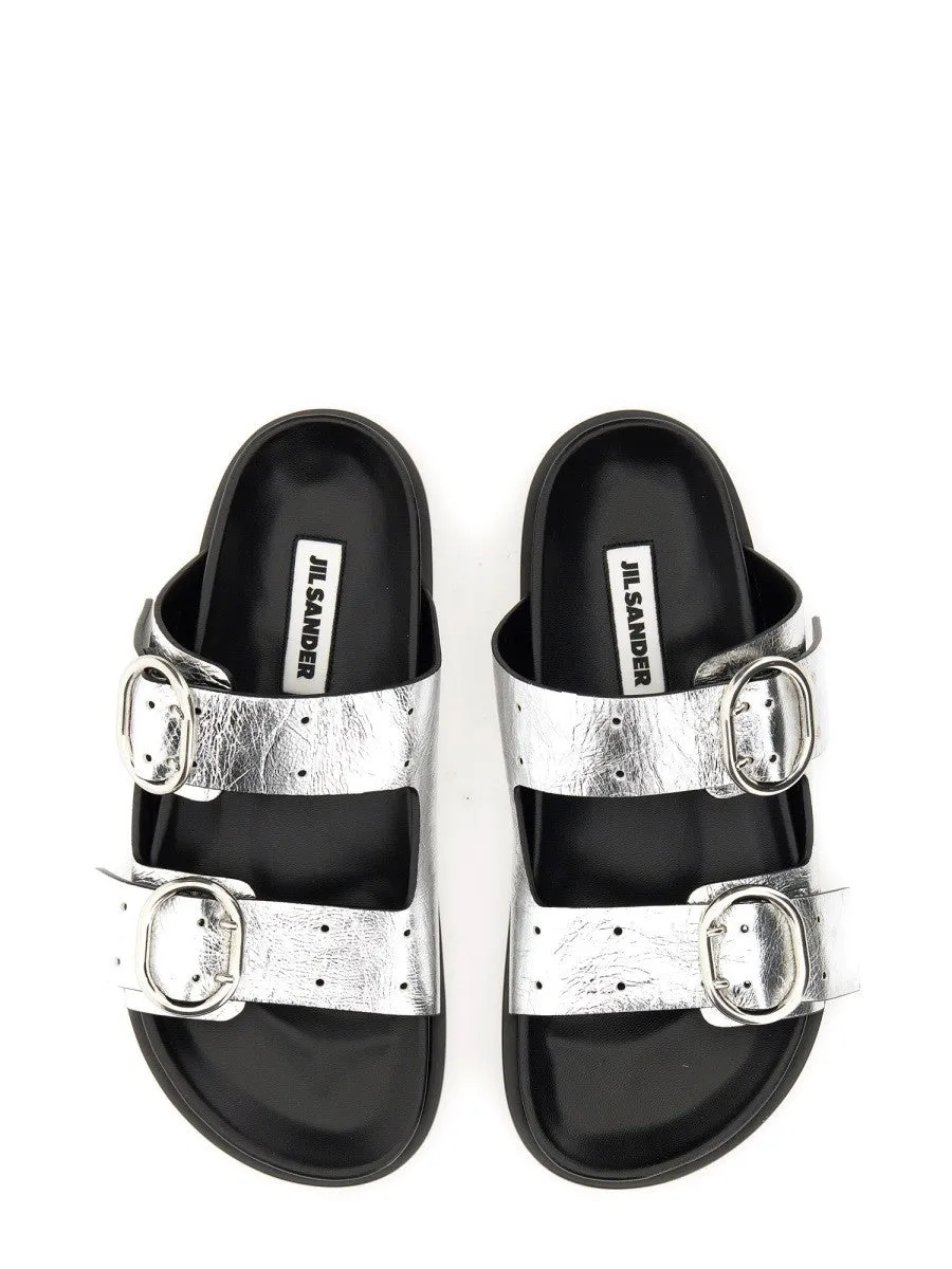 JIL SANDER LEATHER SANDAL WITH BUCKLE sold by Siebentaschen product image thumbnail 5