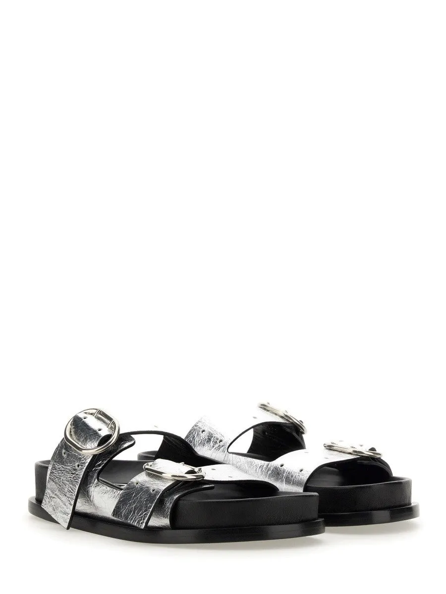 JIL SANDER LEATHER SANDAL WITH BUCKLE sold by Siebentaschen product image thumbnail 2