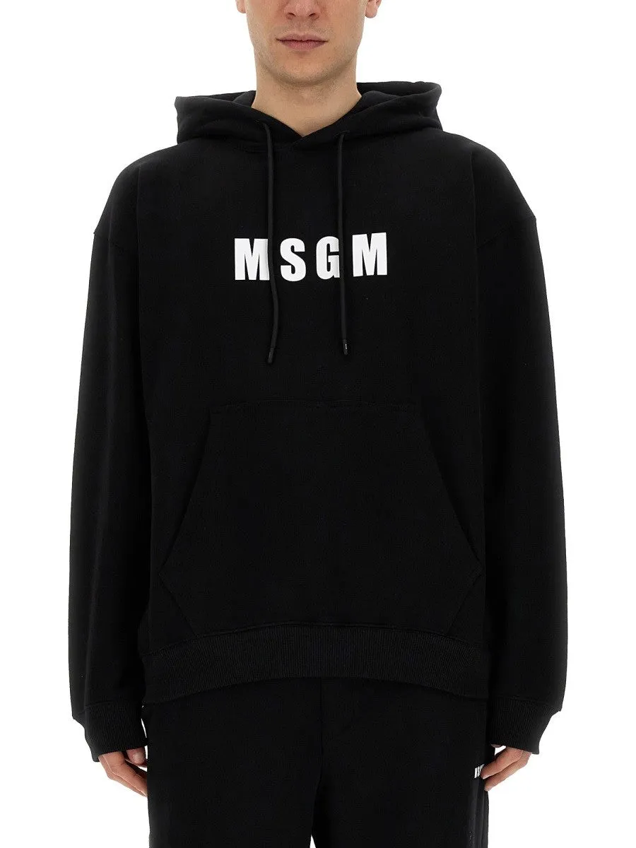 msgm SWEATSHIRT WITH LOGO sold by Siebentaschen