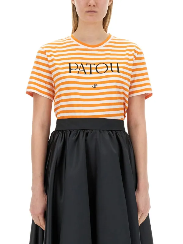 PATOU T-SHIRT WITH LOGO sold by Siebentaschen