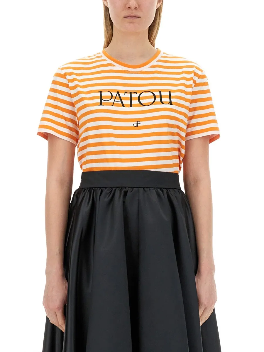 PATOU T-SHIRT WITH LOGO sold by Siebentaschen