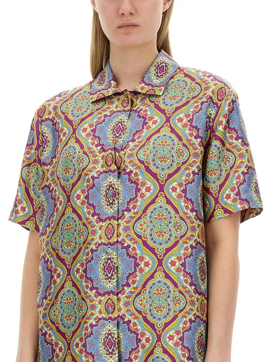 Etro PRINTED SILK SHIRT sold by Siebentaschen product image thumbnail 4