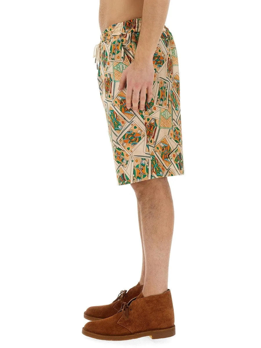 Drole De Monsieur BERMUDA SHORTS WITH PRINT sold by Siebentaschen product image thumbnail 4