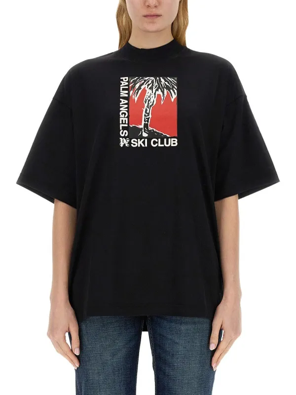 Palm Angels PALM SOFT FIT T-SHIRT SKI CLUB sold by Siebentaschen