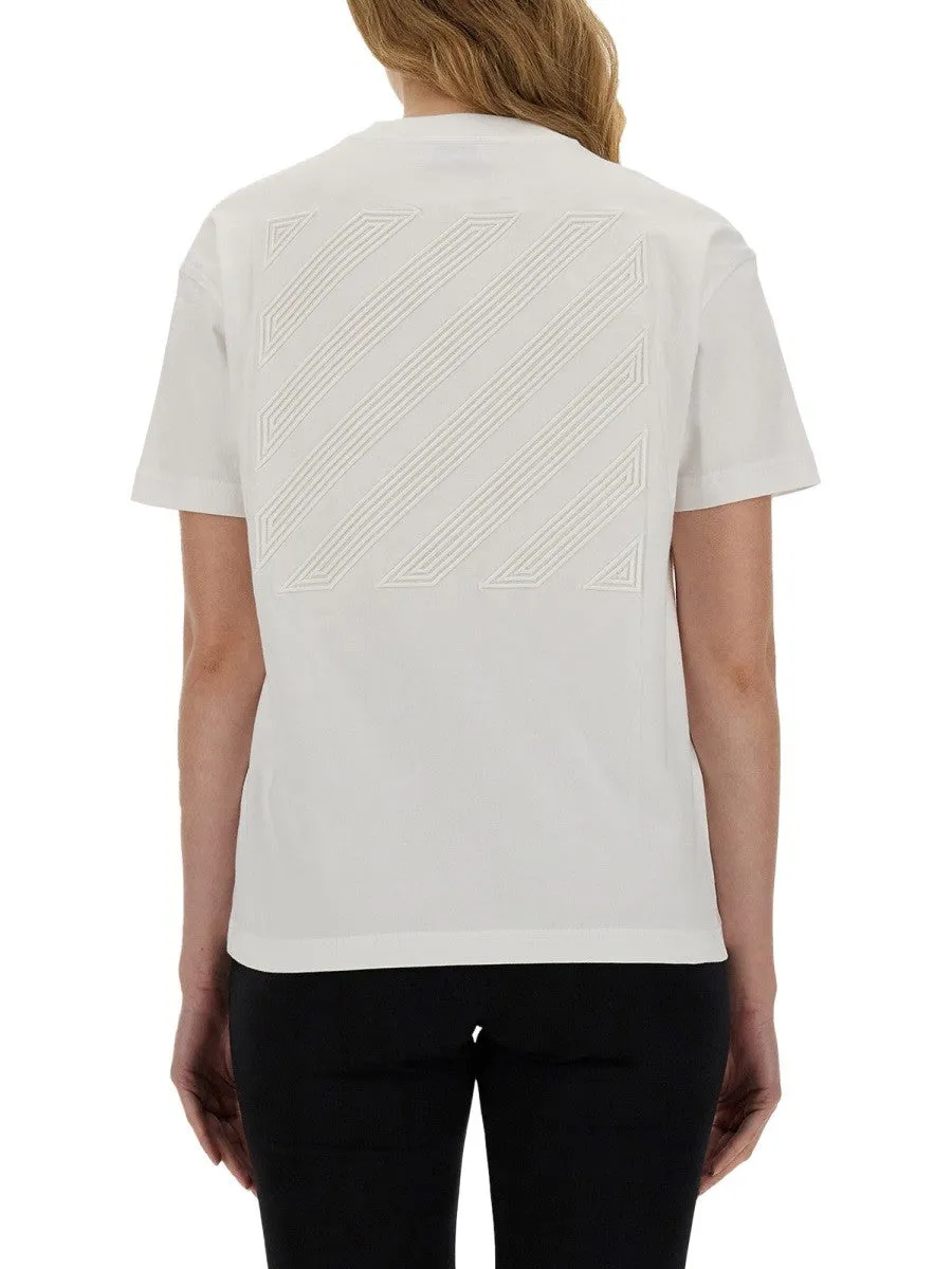 Off-white T-SHIRT WITH LOGO sold by Siebentaschen product image thumbnail 3