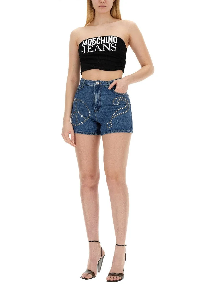MOSCHINO JEANS DENIM BERMUDA SHORTS sold by Siebentaschen product image thumbnail 2