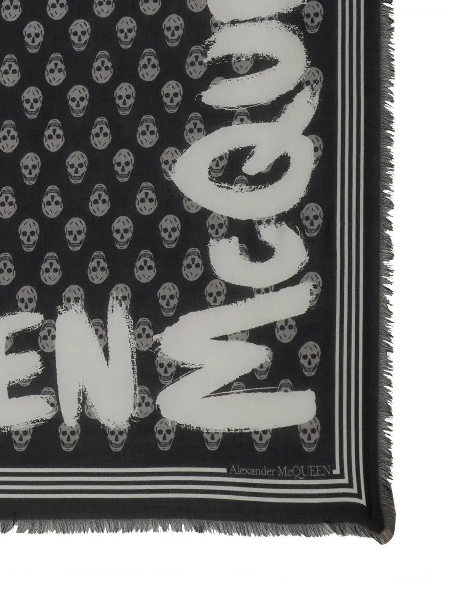 Alexander Mcqueen GRAFFITI BIKER SCARF sold by Siebentaschen product image thumbnail 2
