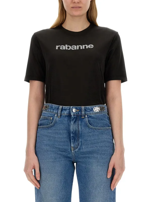 RABANNE T-SHIRT WITH LOGO sold by Siebentaschen