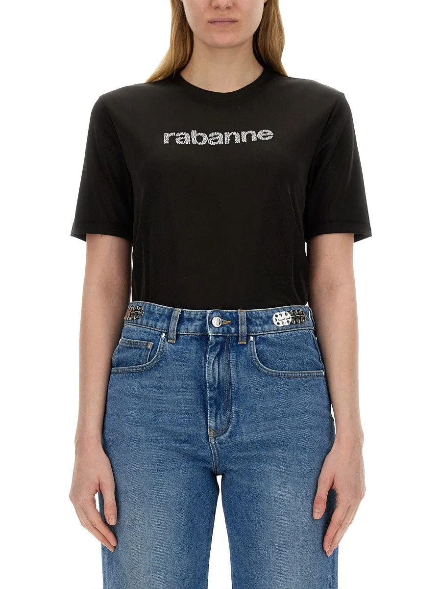 RABANNE T-SHIRT WITH LOGO sold by Siebentaschen