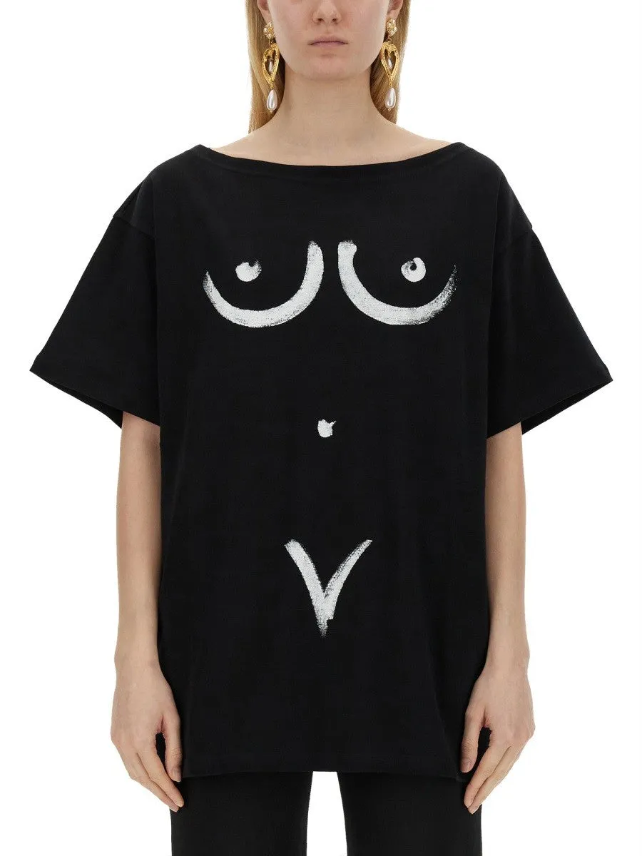 Moschino INTERLOCK BODY PRINT T-SHIRT sold by Siebentaschen