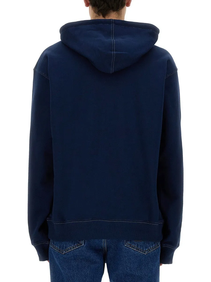 msgm SWEATSHIRT WITH CURSIVE LOGO sold by Siebentaschen product image thumbnail 3