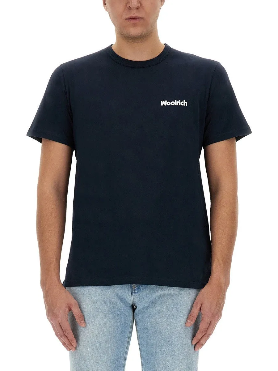 Woolrich T-SHIRT WITH LOGO sold by Siebentaschen