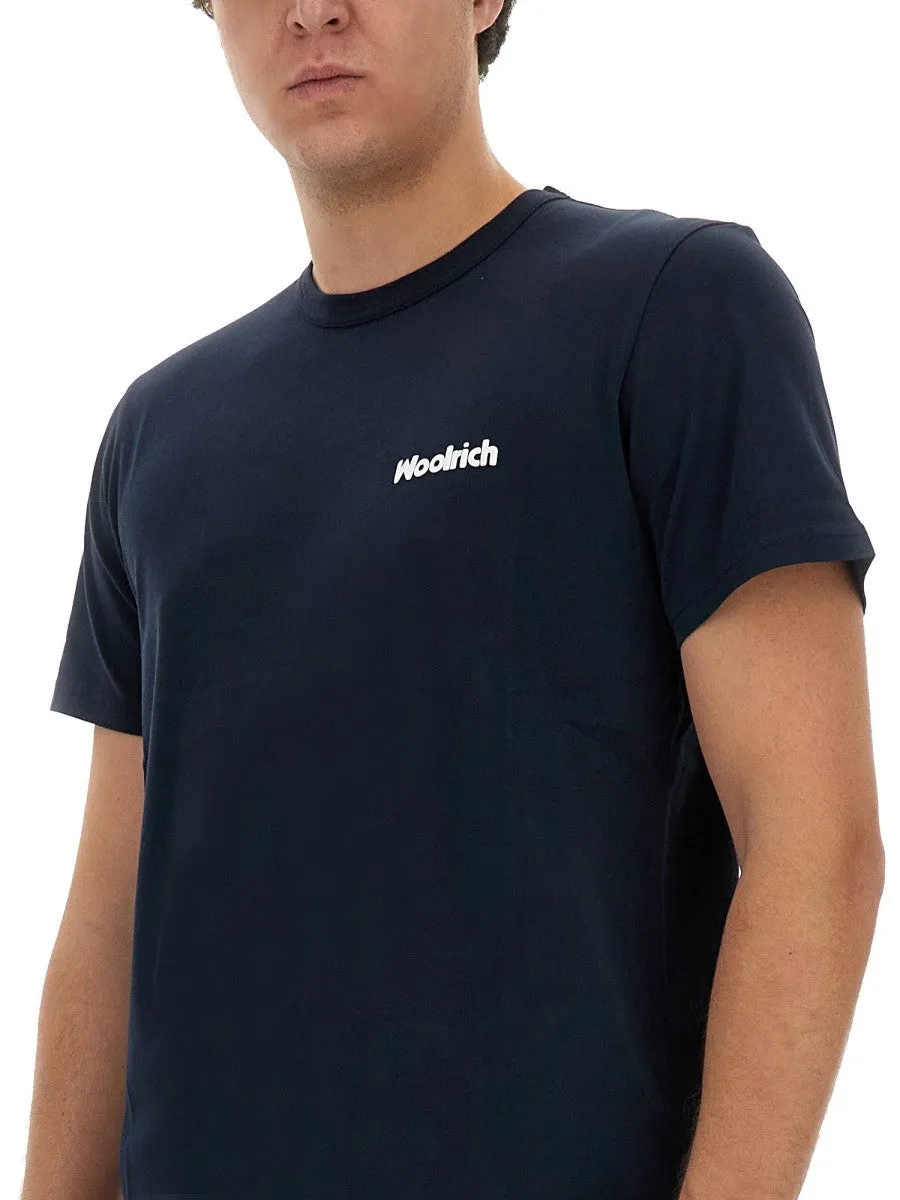 Woolrich T-SHIRT WITH LOGO sold by Siebentaschen product image thumbnail 4