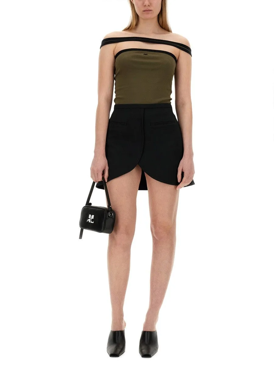 COURREGES "ELLIPSE" MINI SKIRT sold by Siebentaschen product image thumbnail 2