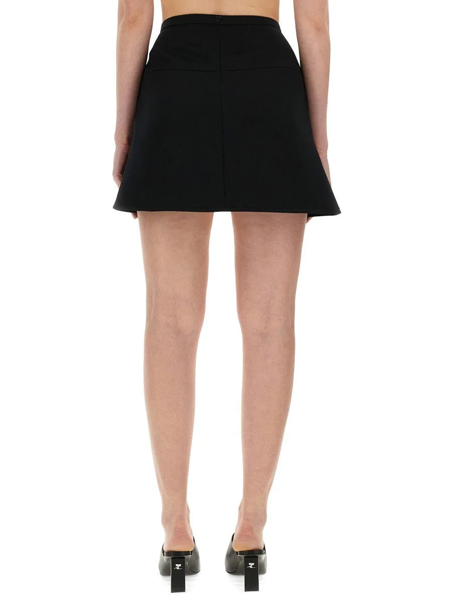 COURREGES "ELLIPSE" MINI SKIRT sold by Siebentaschen product image thumbnail 3