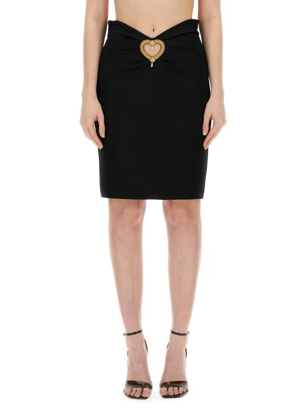 Moschino "HEART" SKIRT sold by Siebentaschen