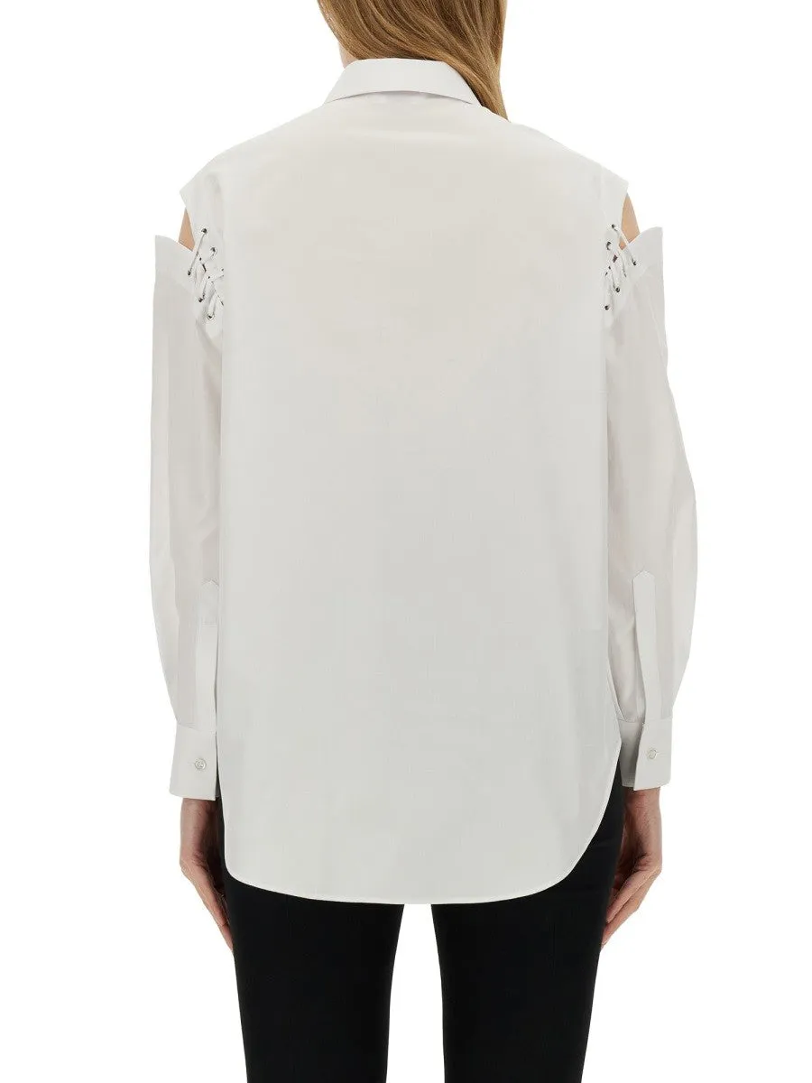 Alexander Mcqueen COCOON SHIRT WITH CUT-OUT DETAILS sold by Siebentaschen product image thumbnail 3