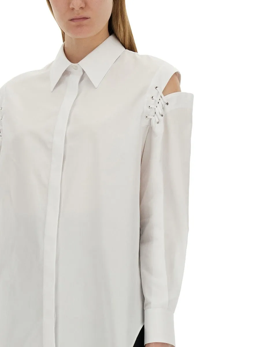 Alexander Mcqueen COCOON SHIRT WITH CUT-OUT DETAILS sold by Siebentaschen product image thumbnail 4