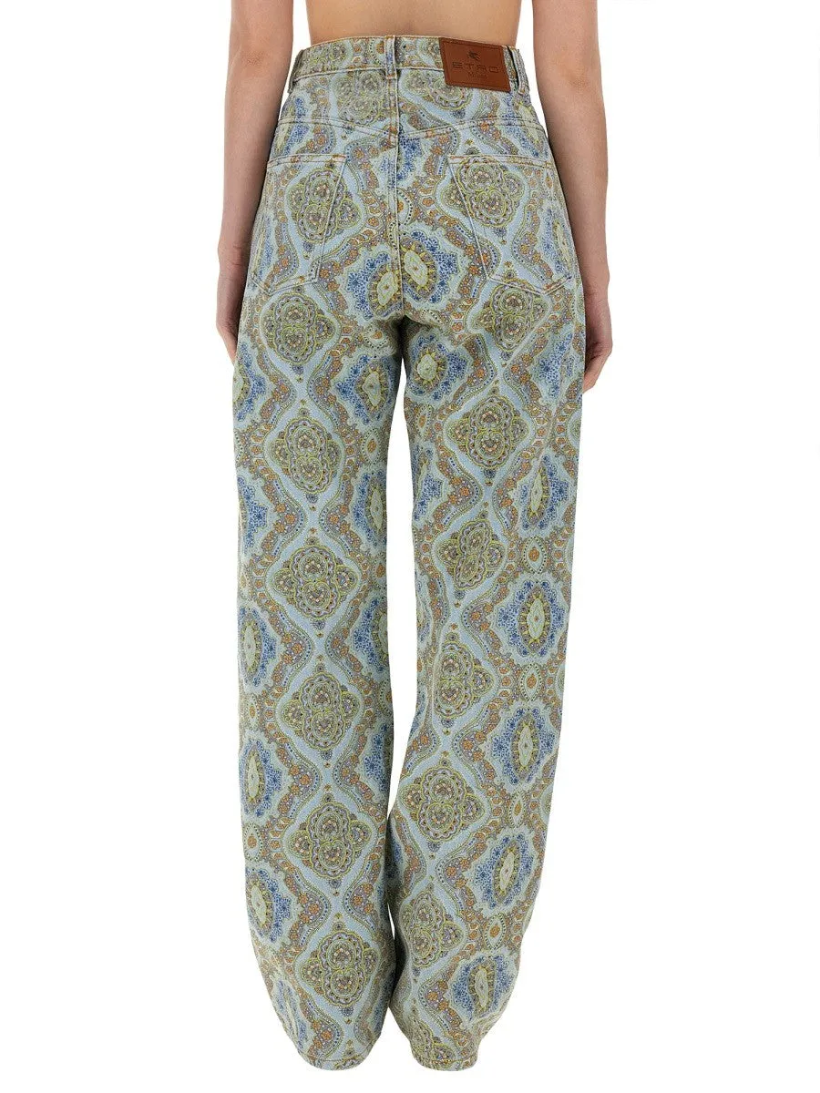 Etro JEANS CON STAMPA PAISLEY sold by Siebentaschen product image thumbnail 4