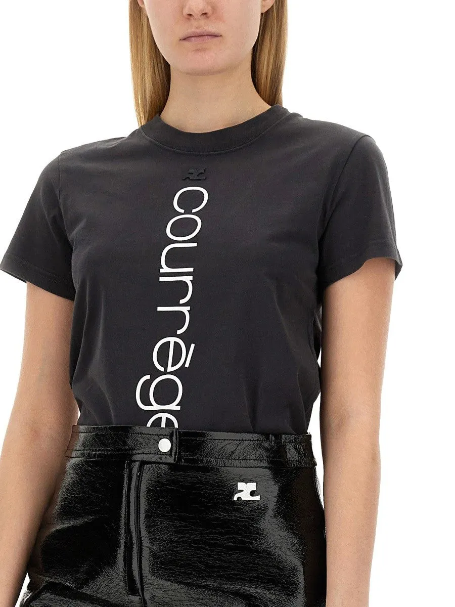 COURREGES T-SHIRT WITH LOGO sold by Siebentaschen product image thumbnail 4