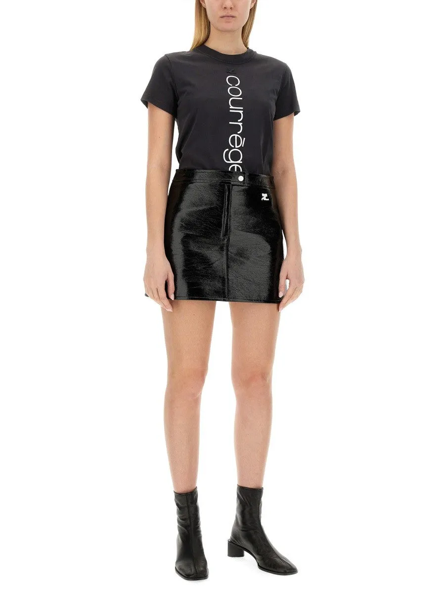 COURREGES T-SHIRT WITH LOGO sold by Siebentaschen product image thumbnail 2