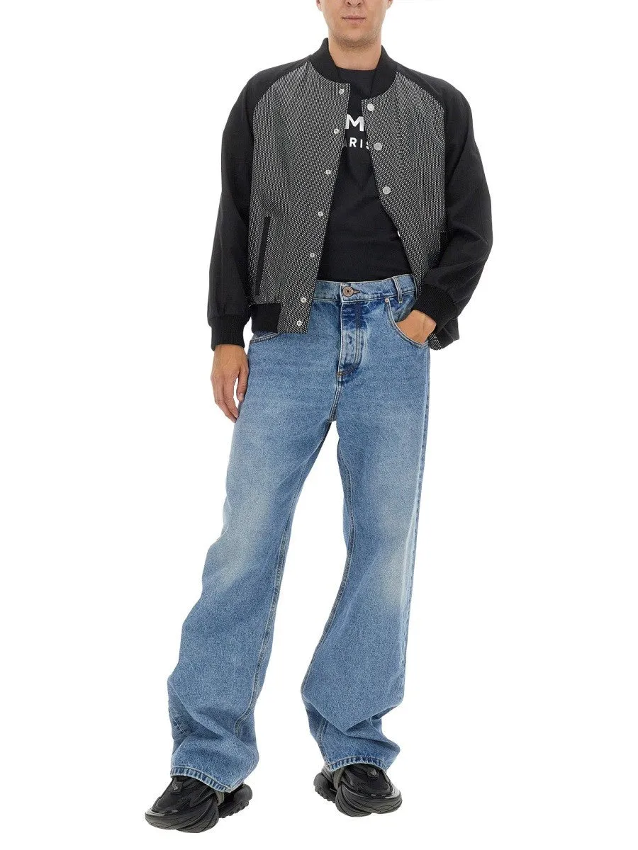 Balmain BOMBER JACKET WITH LOGO sold by Siebentaschen product image thumbnail 2