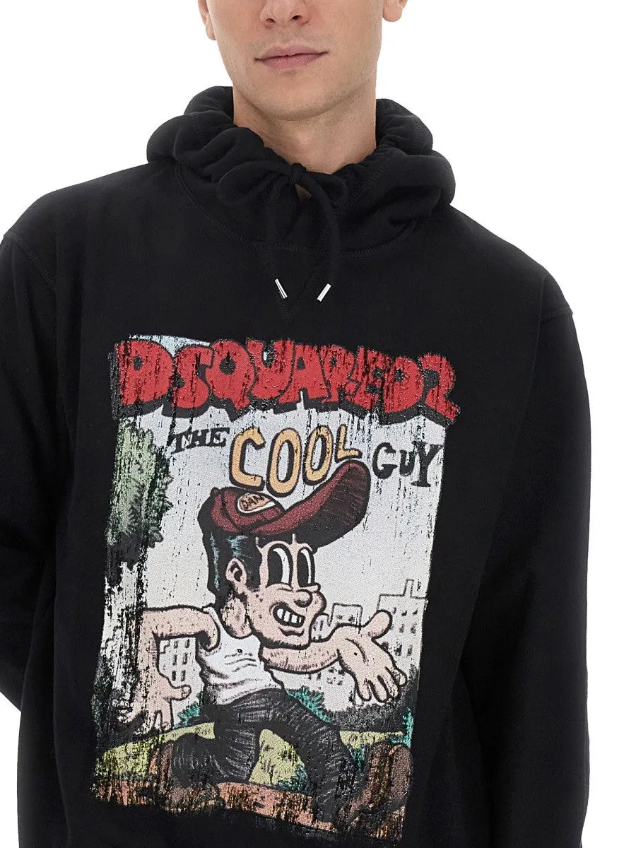 Dsquared SWEATSHIRT WITH LOGO PRINT sold by Siebentaschen product image thumbnail 4