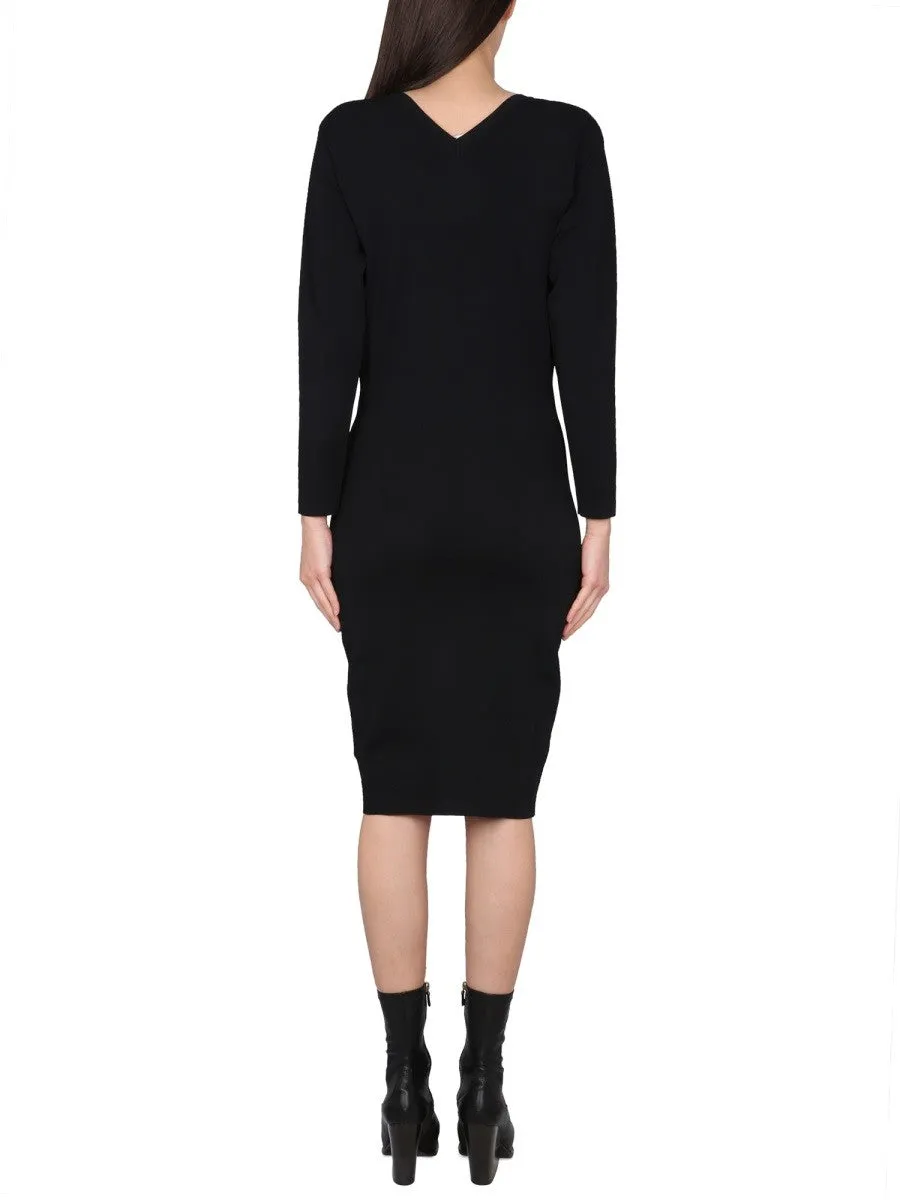 stella mccartney V-NECK DRESS sold by Siebentaschen product image thumbnail 3