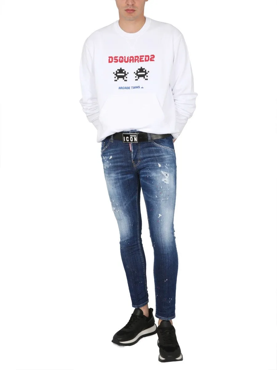 Dsquared SWEATSHIRT WITH LOGO PRINT sold by Siebentaschen product image thumbnail 2