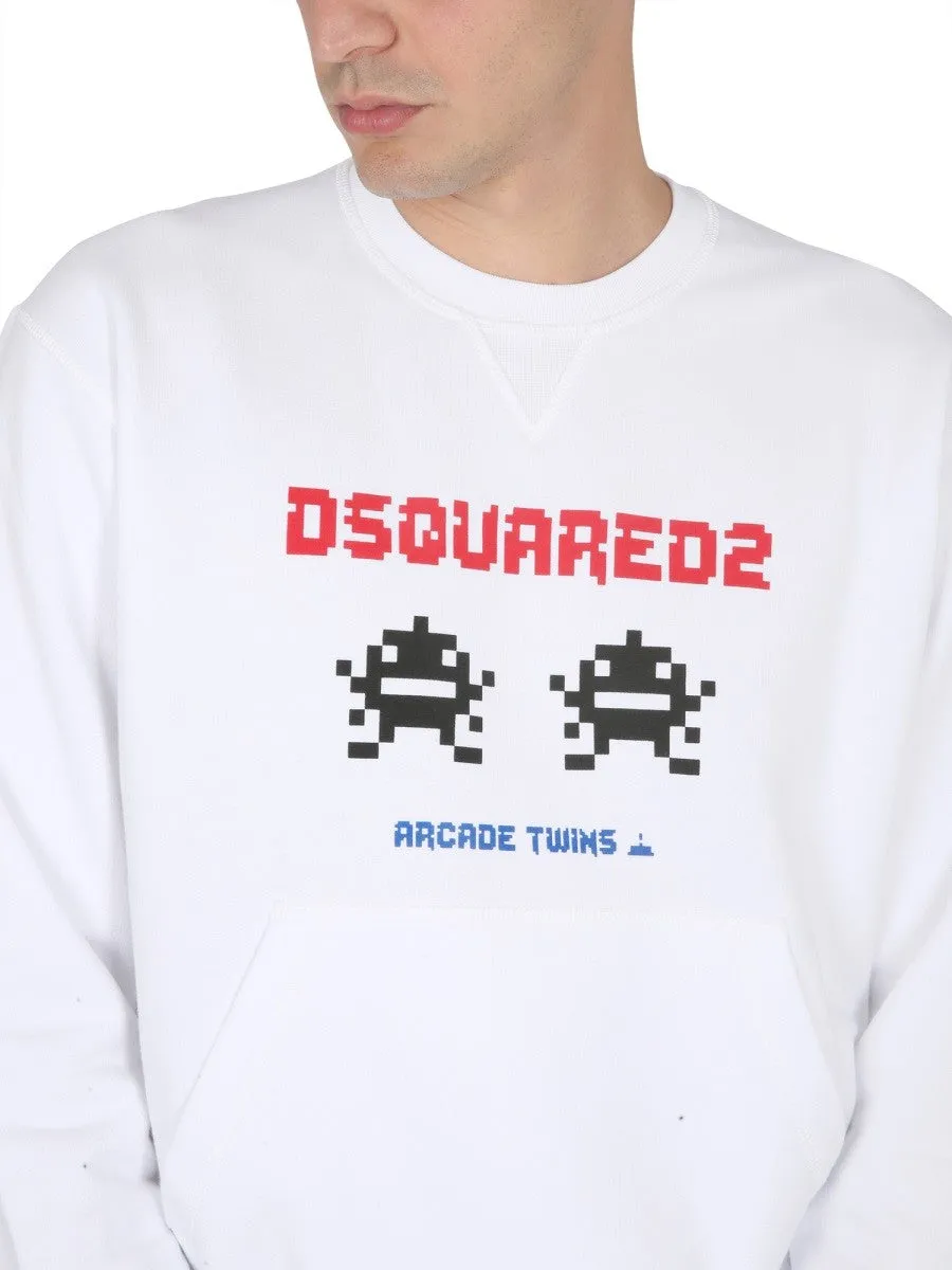 Dsquared SWEATSHIRT WITH LOGO PRINT sold by Siebentaschen product image thumbnail 4