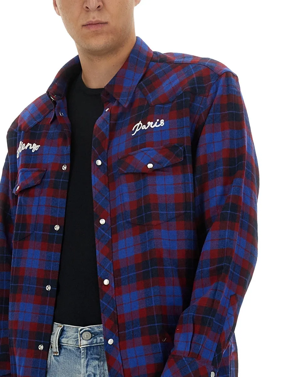 Kenzo WESTERN SHIRT WITH LOGO sold by Siebentaschen product image thumbnail 4