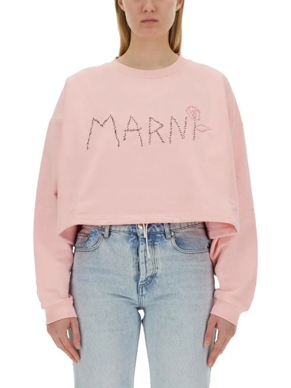 Marni SWEATSHIRT WITH LOGO sold by Siebentaschen