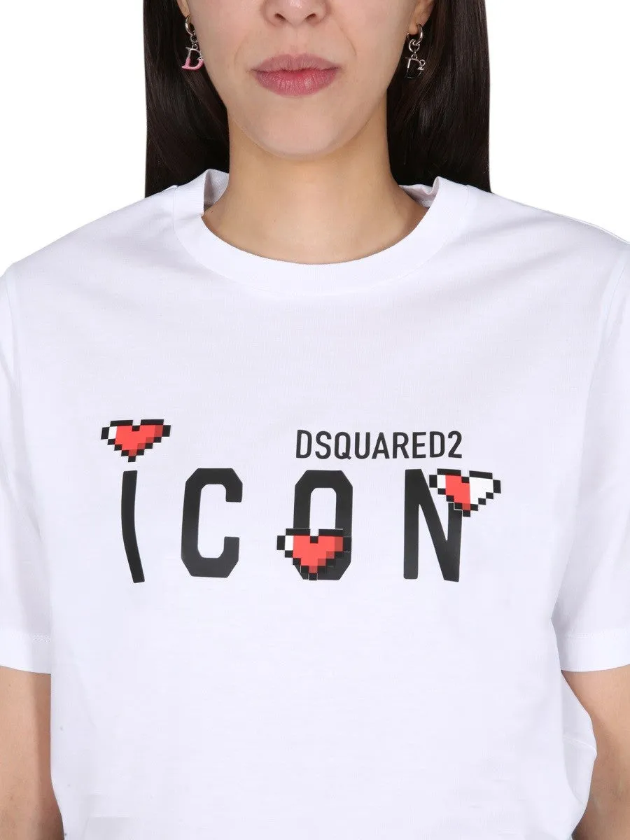 Dsquared ICON GAME LOVER T-SHIRT sold by Siebentaschen product image thumbnail 4