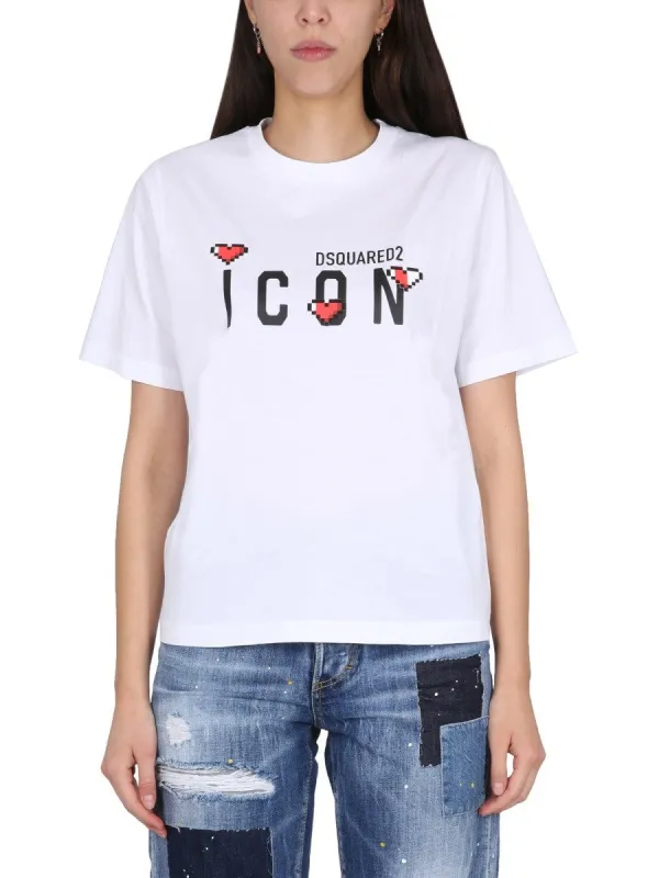 Dsquared ICON GAME LOVER T-SHIRT sold by Siebentaschen