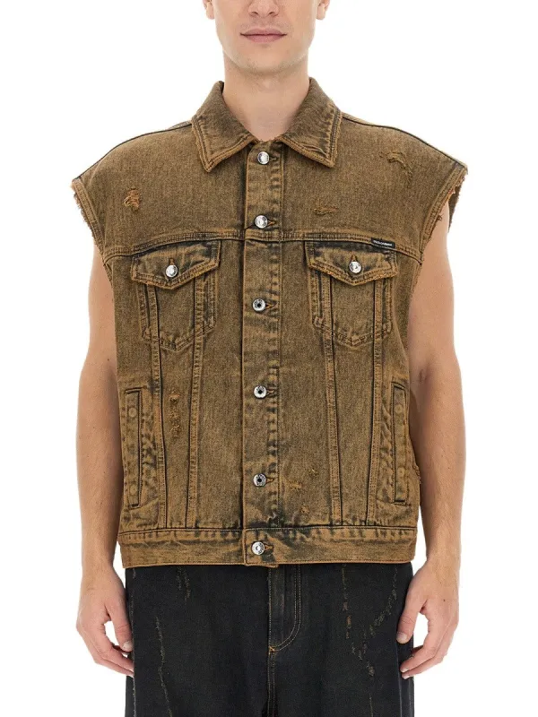 Dolce & Gabbana DENIM VEST sold by Siebentaschen