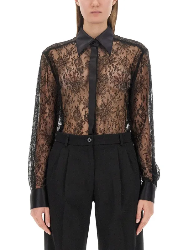 Dolce & Gabbana CHANTILLY LACE SHIRT sold by Siebentaschen