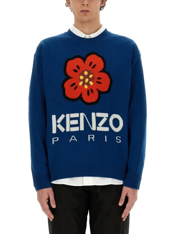 Kenzo JERSEY WITH EMBROIDERY BOKE FLOWER sold by Siebentaschen