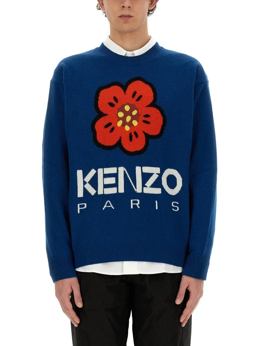 Kenzo JERSEY WITH EMBROIDERY BOKE FLOWER sold by Siebentaschen