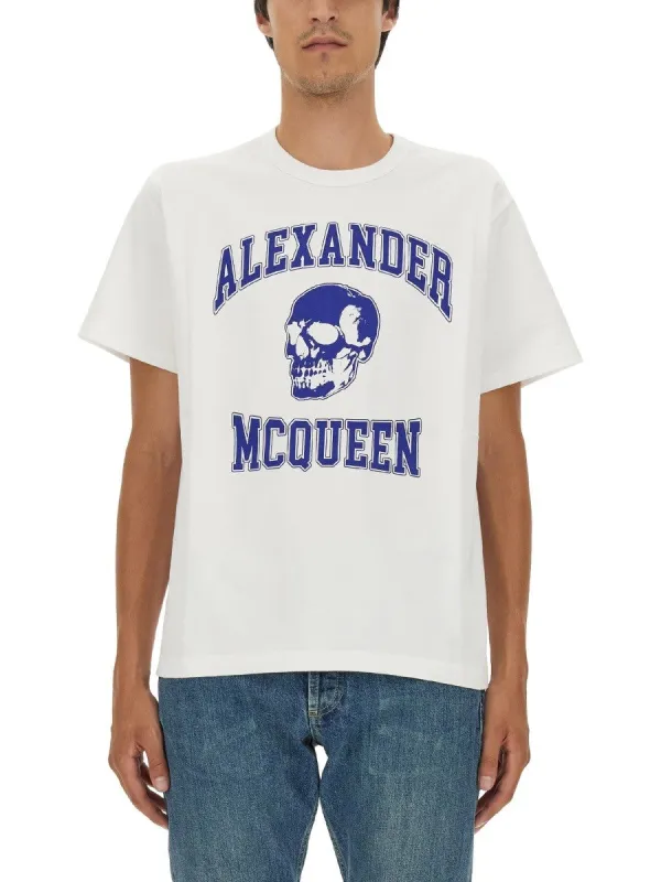 Alexander Mcqueen SKULL LOGO T-SHIRT sold by Siebentaschen