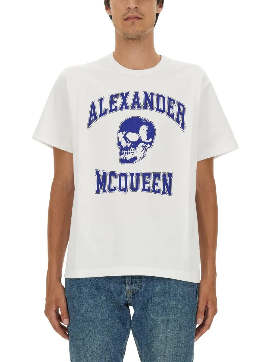 Alexander Mcqueen SKULL LOGO T-SHIRT sold by Siebentaschen