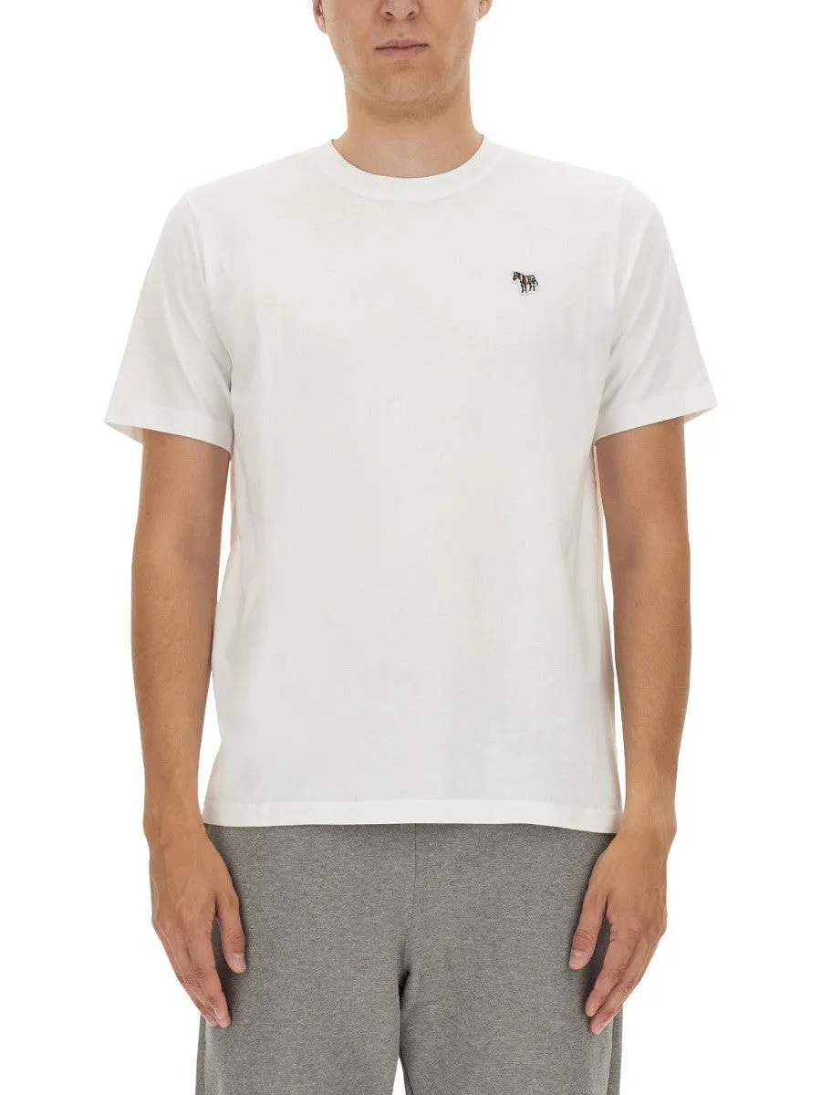 PS BY PAUL SMITH ZEBRA LOGO T-SHIRT sold by Siebentaschen